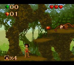 Jungle Book, The (Japan) In game screenshot